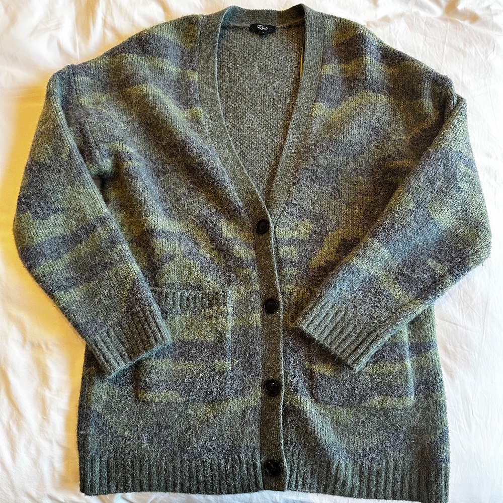 Rails Runi Camo Cardigan Size L